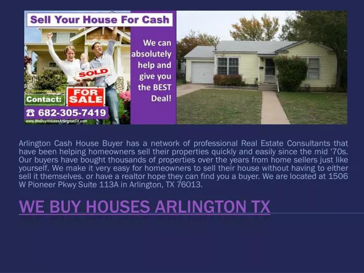 we buy houses arlington tx