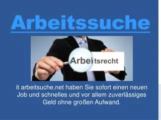 Arbeitssuche