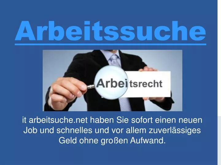 arbeitssuche