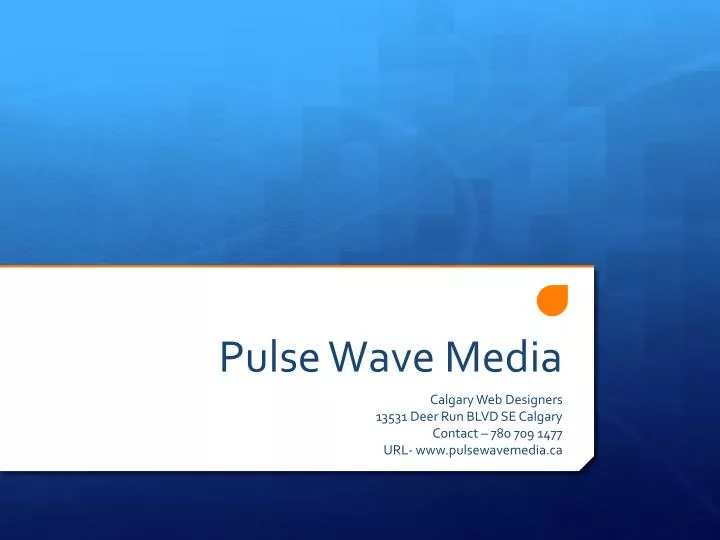 pulse wave media