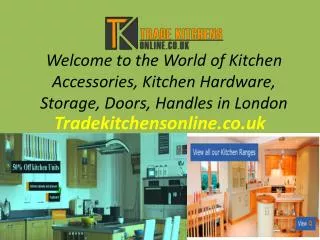 Kitchen Storage in London