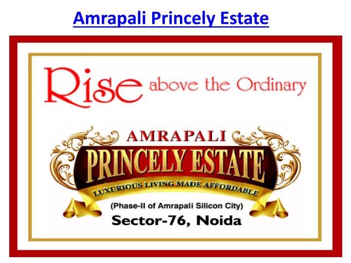 amrapali princely estate