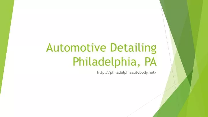 automotive detailing philadelphia pa