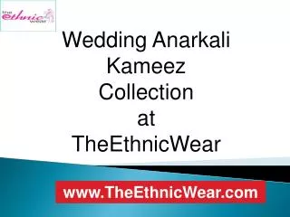 Wedding Anarkali Kameez Collection 2015