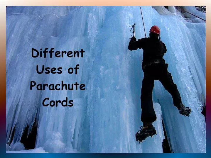 different uses of parachute cords