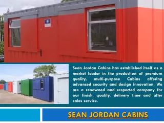 Sean Jordan Cabins