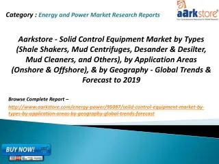 Aarkstore - Solid Control Equipment Market