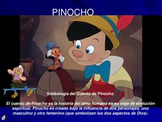 SIMBOLOGIA DEL CUENTO DE PINOCHO
