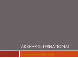Akshar International Chemicals