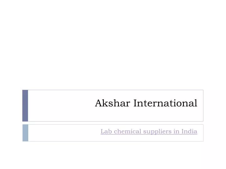 akshar international