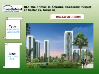 Book Your Apartments In DLF The Primus - Gurgaon