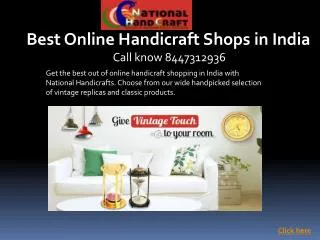 Best online handicrafts shops in india