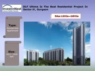 Buy Your Dream Flats In DLF Ultima - Gurgaon