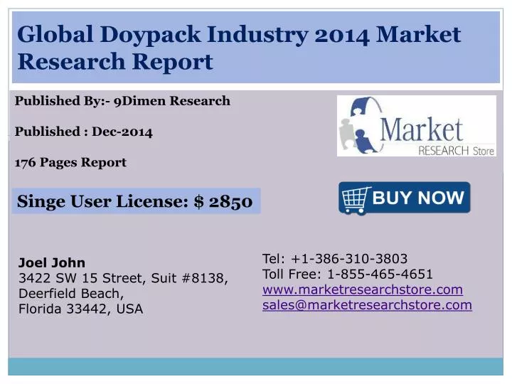 global doypack industry 2014 market research report