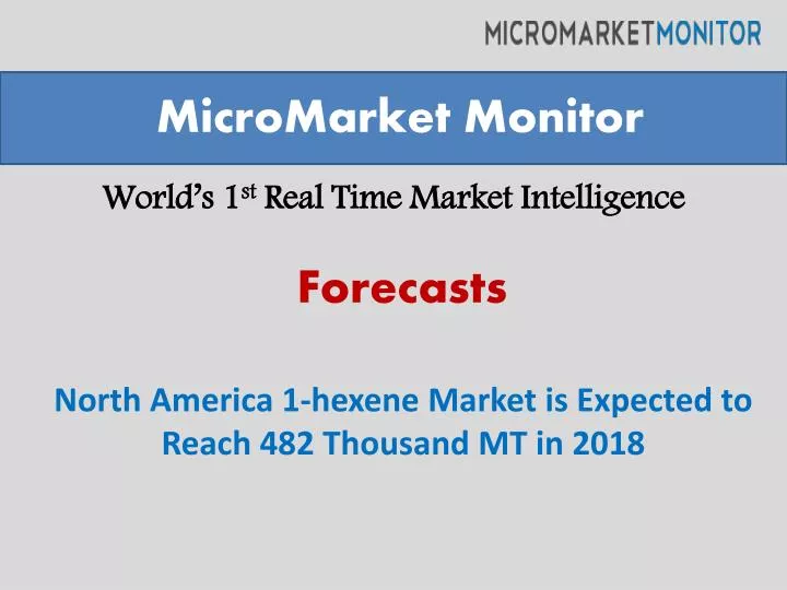 world s 1 st real time market intelligence