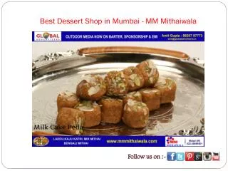 Best Dessert Shop in Mumbai - MM Mithaiwala