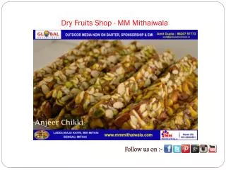 Dry Fruits Shop - MM Mithaiwala