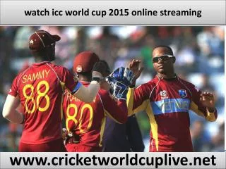 watch icc world cup 2015 stream online