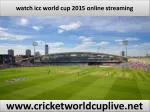 watch world cup 2015 live streaming
