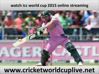watch world cup live streaming