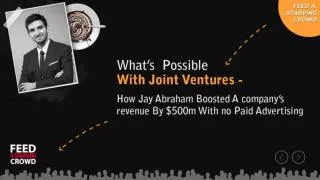 Whats Possible With Joint Ventures- How Jay Abraham Boosted