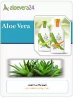 Aloe Vera - slide 1