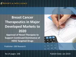 R&I: Breast Cancer Therapeutics Market 2020