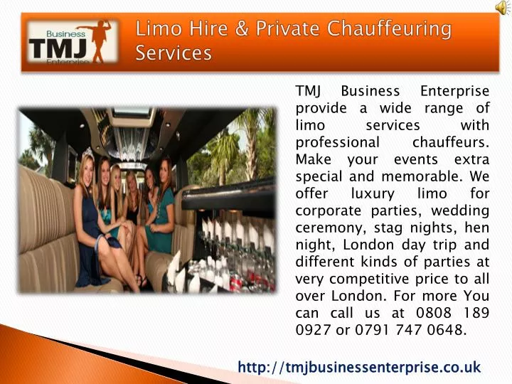 limo hire private chauffeuring services