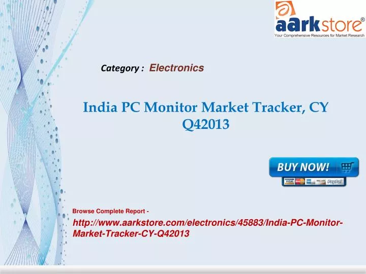 india pc monitor market tracker cy q42013