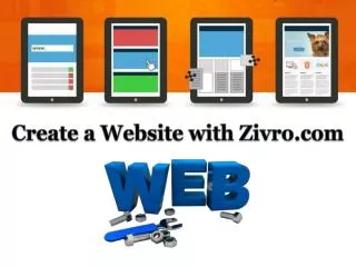 Create a Website with Zivro.com