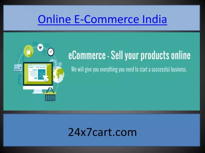 online e commerce india