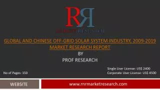 Off-Grid Solar System Market Analysis Global and China 2019