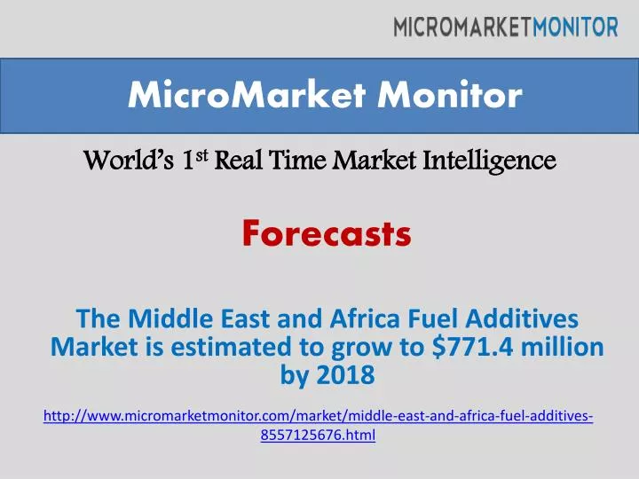 world s 1 st real time market intelligence