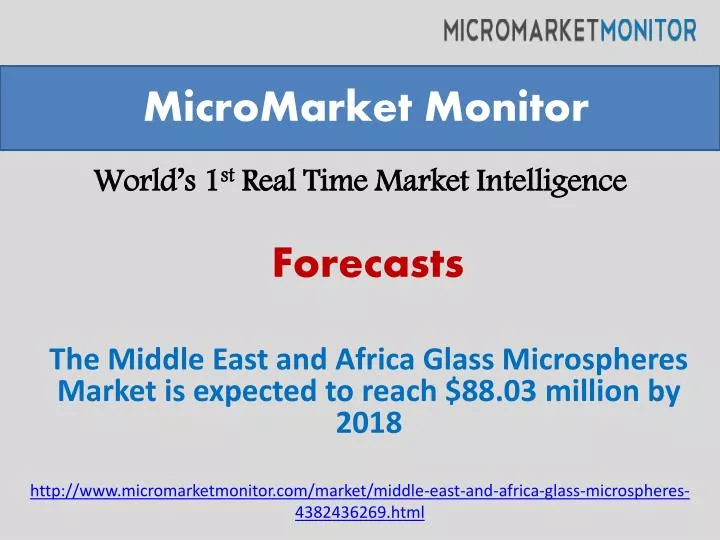 world s 1 st real time market intelligence