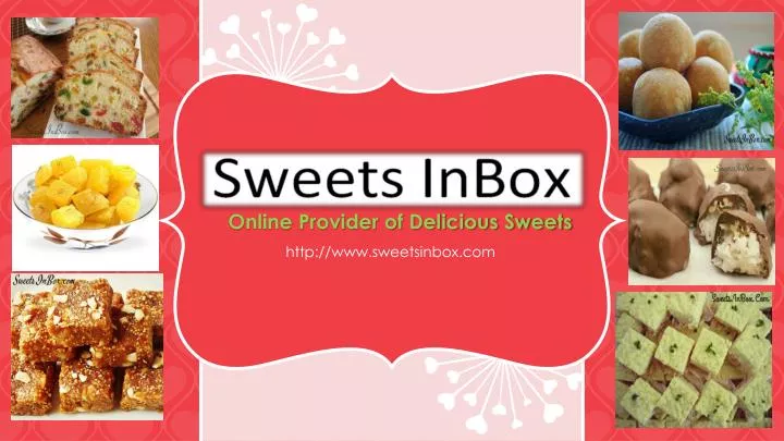 online provider of delicious sweets