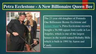 Petra Ecclestone - A New Billionaire Queen Bee