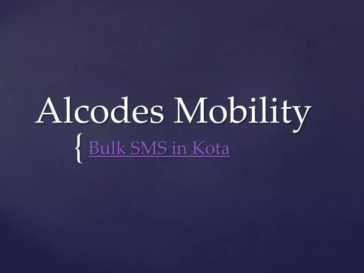 alcodes mobility