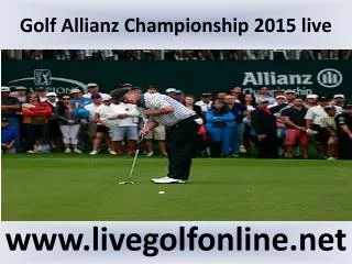 watch Allianz Championship Golf 2015 online