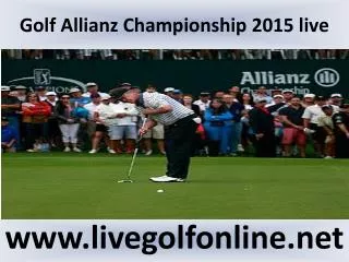 live Allianz Championship Golf on (ios) android