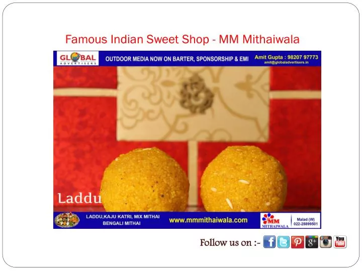 famous indian sweet shop mm mithaiwala