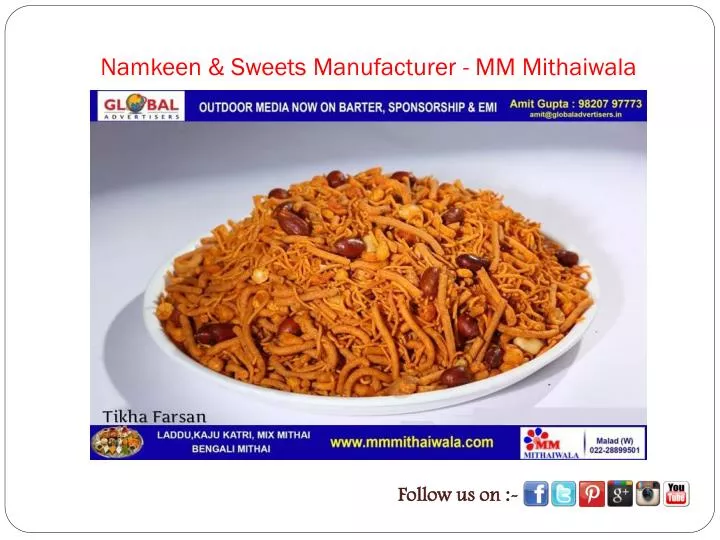namkeen sweets manufacturer mm mithaiwala