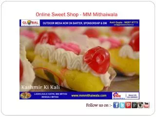 Online Sweet Shop - MM Mithaiwala