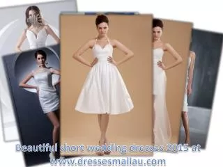 Cheap short bridal gowns for petite brides