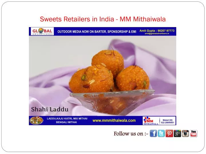 sweets retailers in india mm mithaiwala