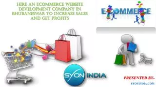 Hire An Ecommerce Website Development Company In Bhubaneswar