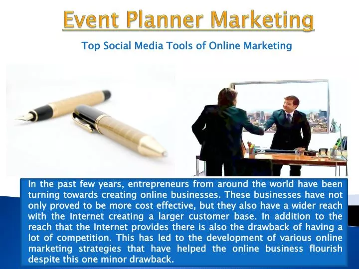 event planner marketing