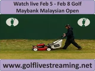 Watch live Maybank Malaysian Open Golf