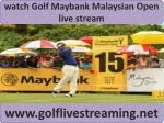 watching Maybank Malaysian Open Golf live on android ios onl - slide 1