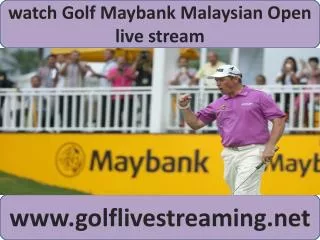 watch Maybank Malaysian Open Golf 2015 live on mac