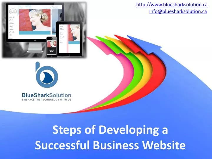 steps of developing a successful business website